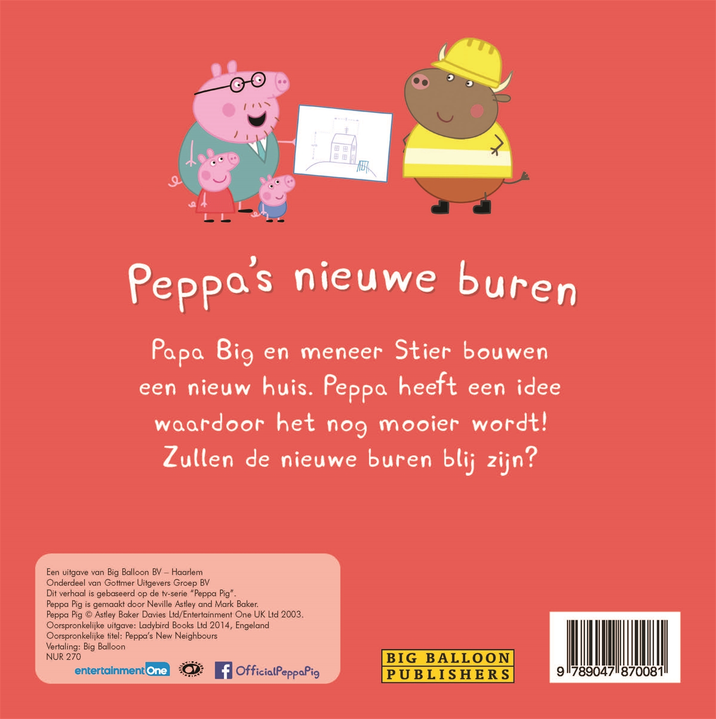Achterkant van Peppa's nieuwe buren