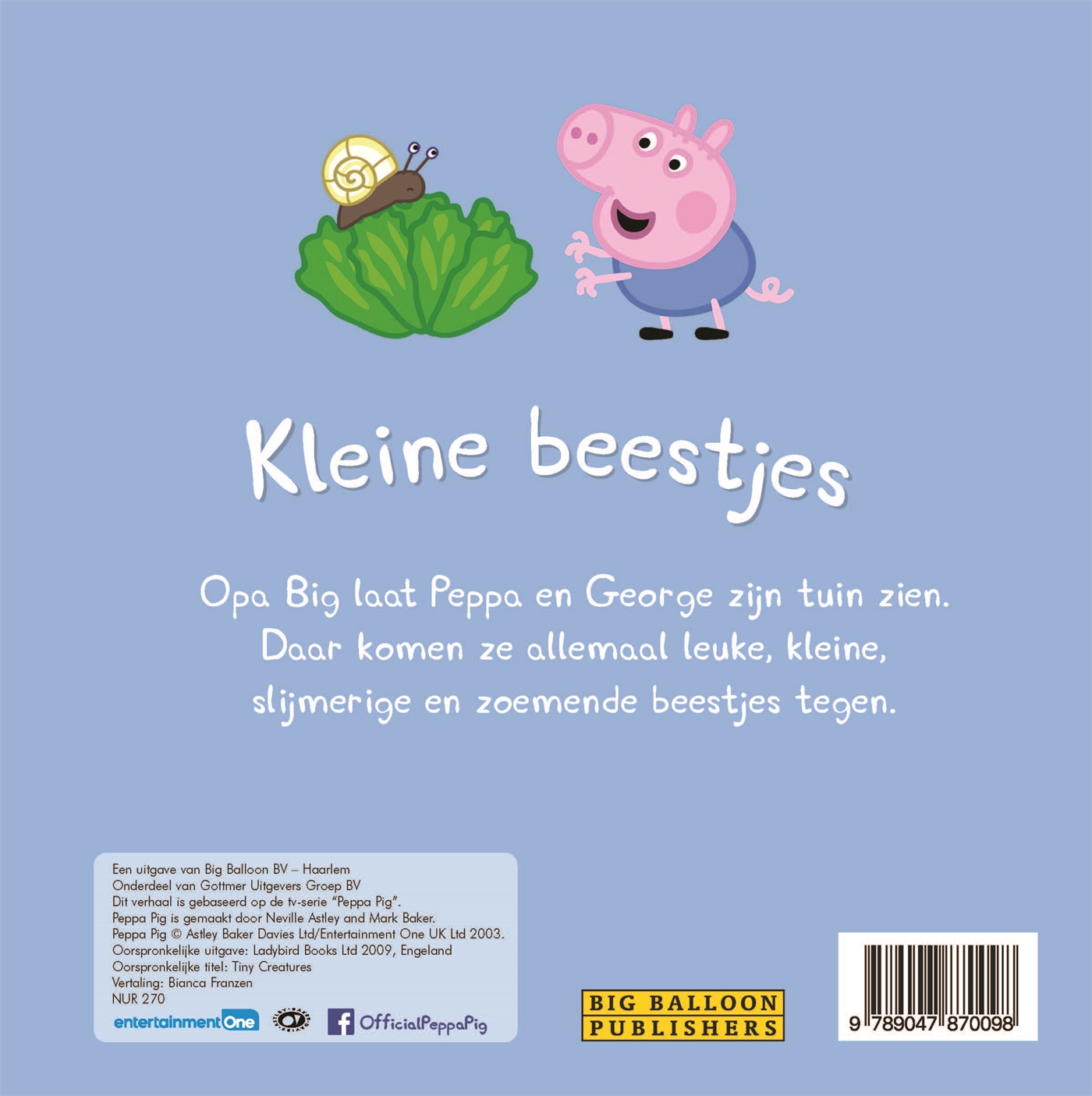 Achterkant van Kleine beestjes