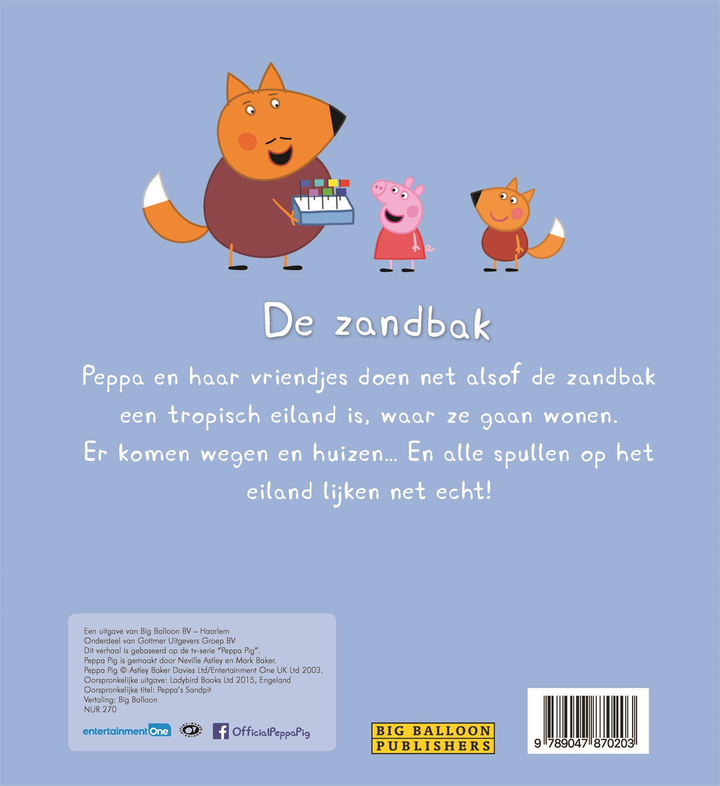 Achterkant van De zandbak