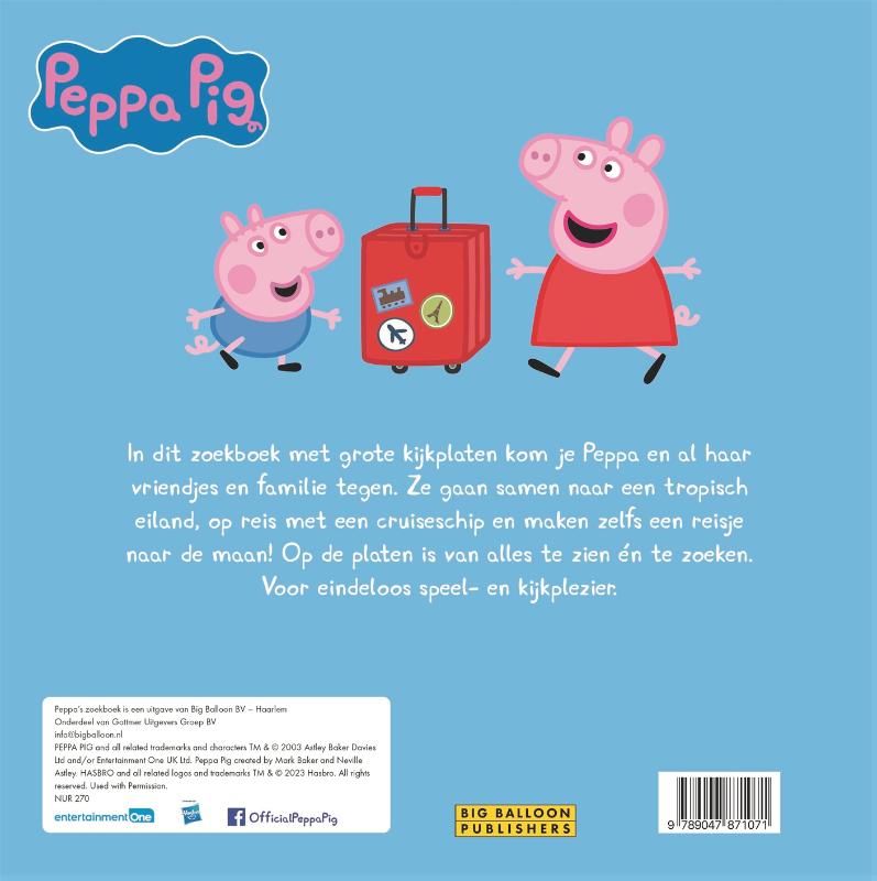 Achterkant van Zoek mee met Peppa