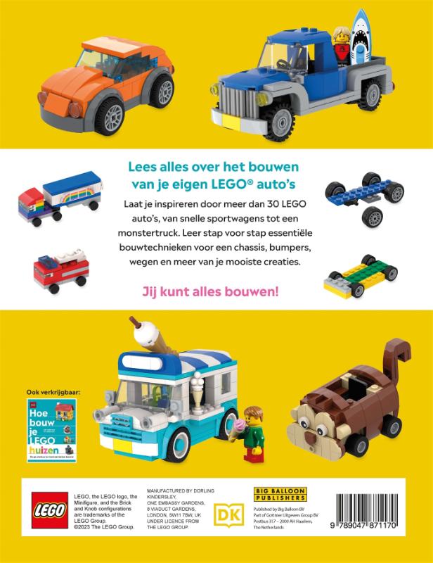 Achterkant van Hoe bouw je LEGO auto's