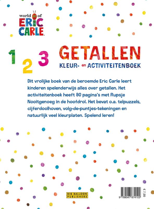 Achterkant van World of Eric Carle Getallen