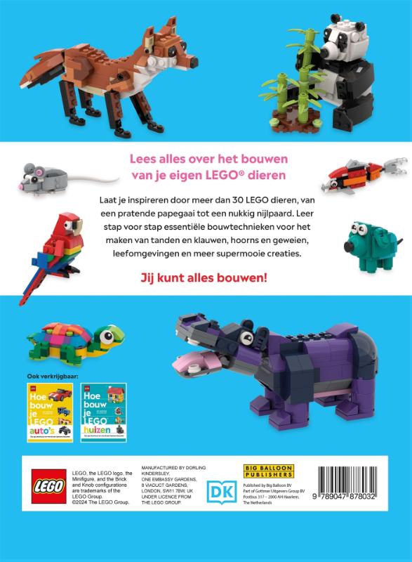 Achterkant van Hoe bouw je LEGO® dieren