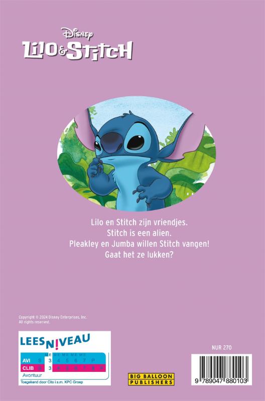 Achterkant van Disney Lilo & Stitch, Ga, Stitch, ga!
