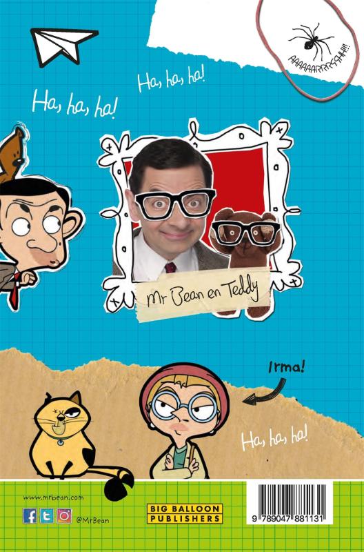 Achterkant van Het superdikke Mr. Bean moppenboek
