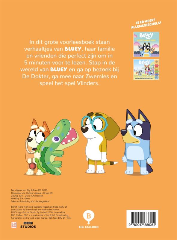 Achterkant van Het grote voorleesboek