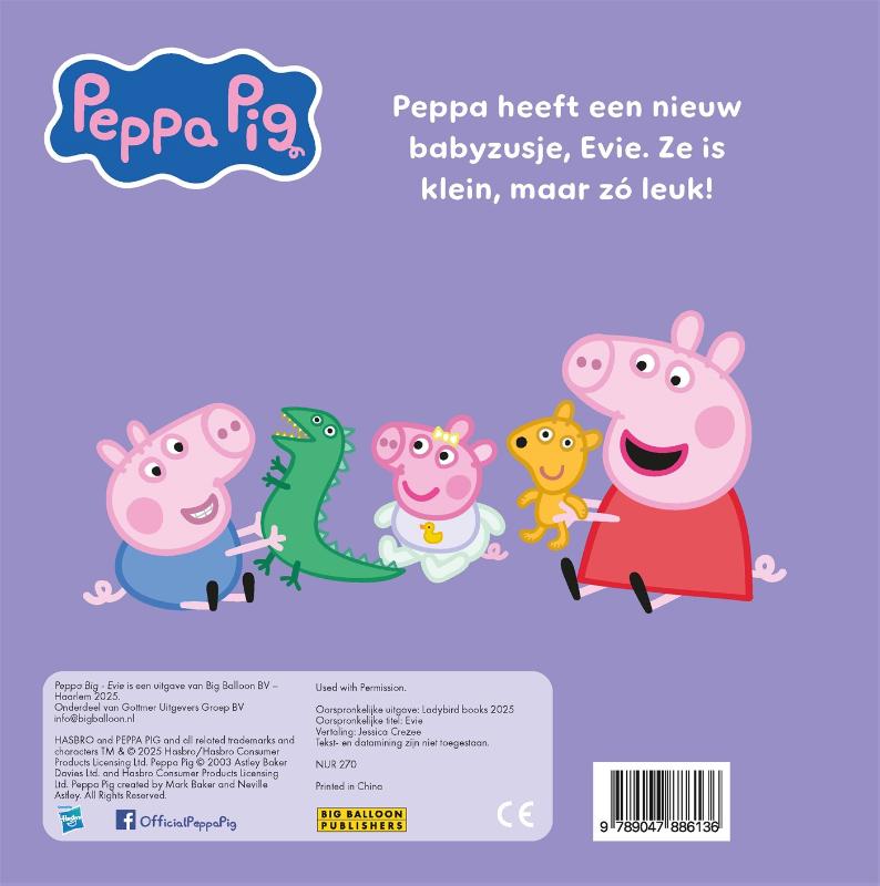 Achterkant van Evie