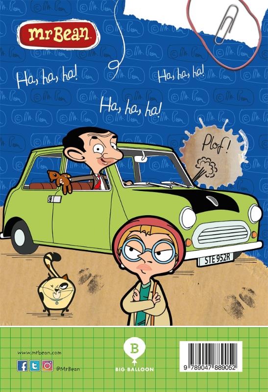 Achterkant van Het superdikke Mr Bean moppenboek