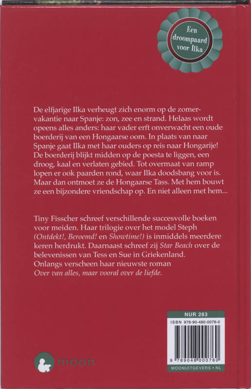 Achterkant van Ilka en haar droompaard