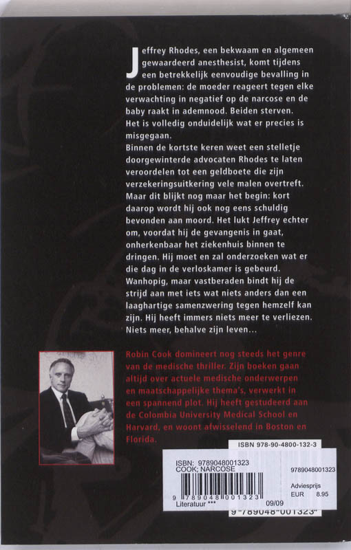 Achterkant van Narcose