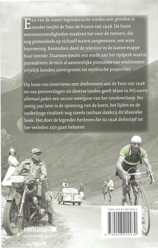Achterkant van Wij waren allemaal goden