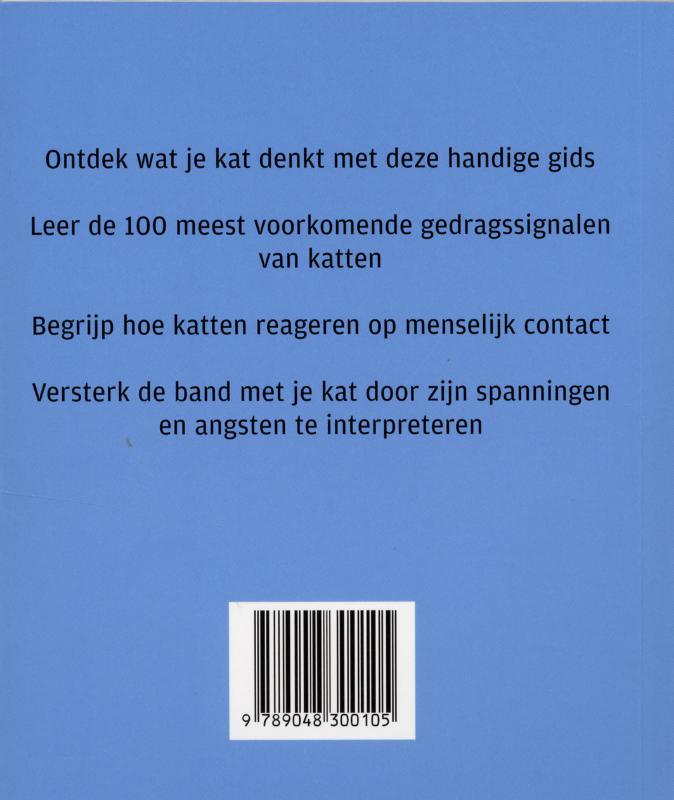Achterkant van Kattenlichaamstaalgids