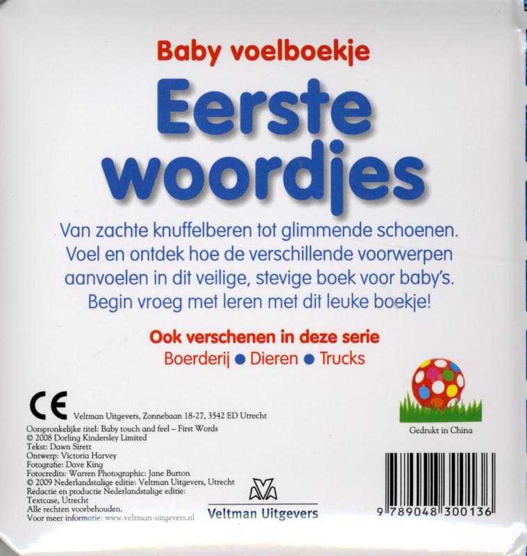 Achterkant van Eerste woordjes