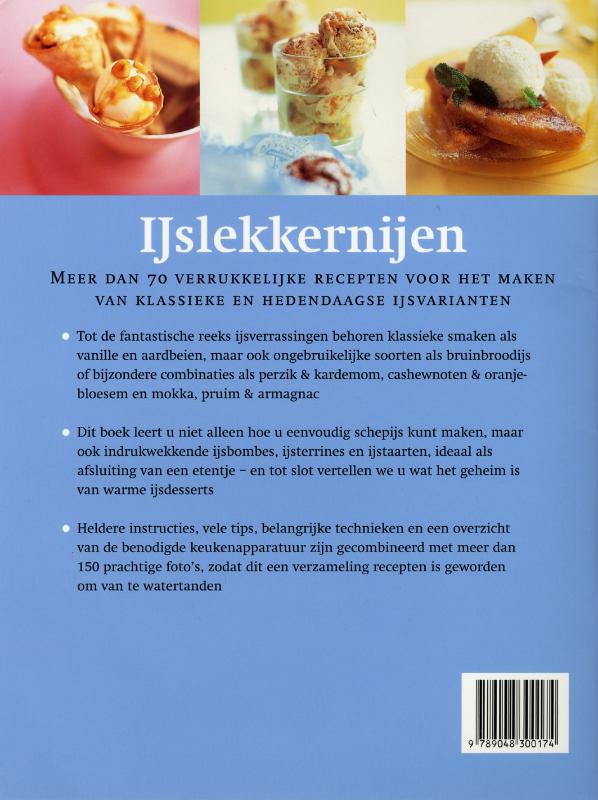 Achterkant van IJslekkernijen