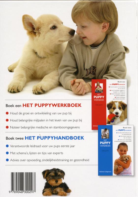 Achterkant van De puppygids