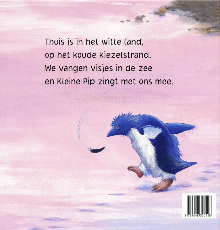 Achterkant van Pip de Pinguïn is verdwaald