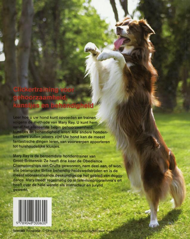 Achterkant van Clickertraining voor honden