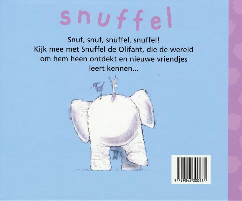 Achterkant van Snuffel en het ei