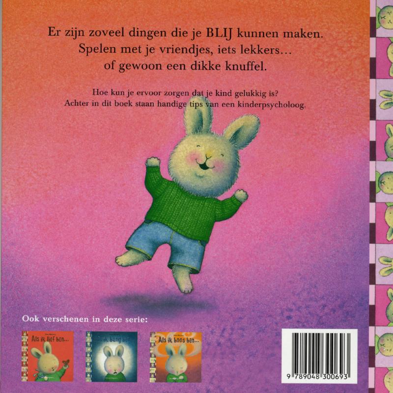 Achterkant van Als ik blij ben