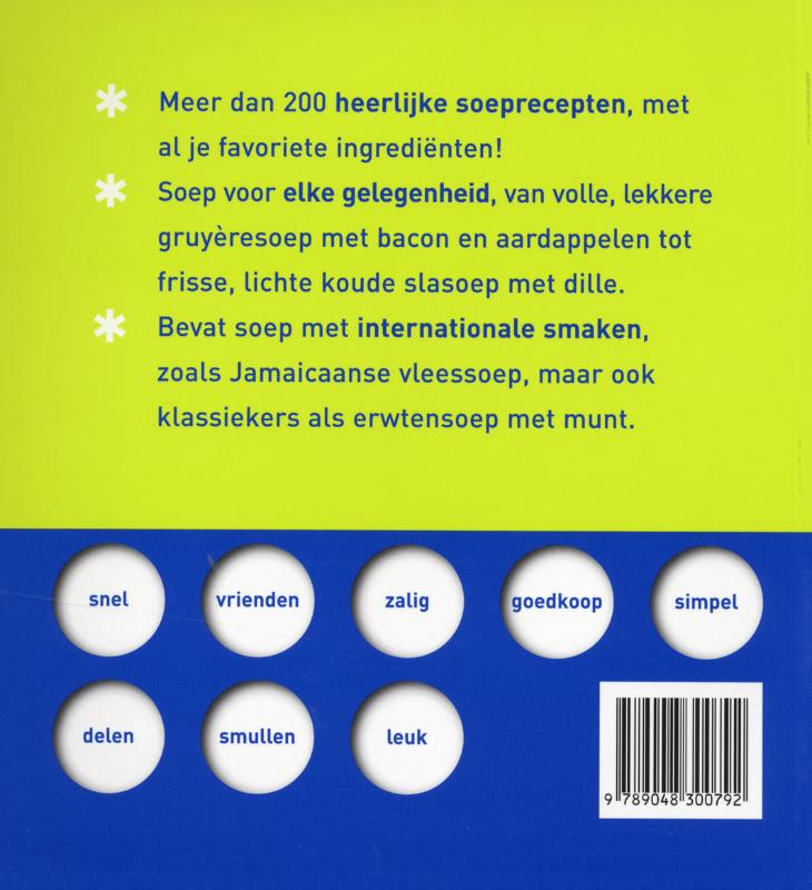 Achterkant van Soep