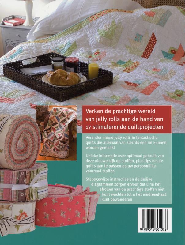 Achterkant van Jelly roll quilts