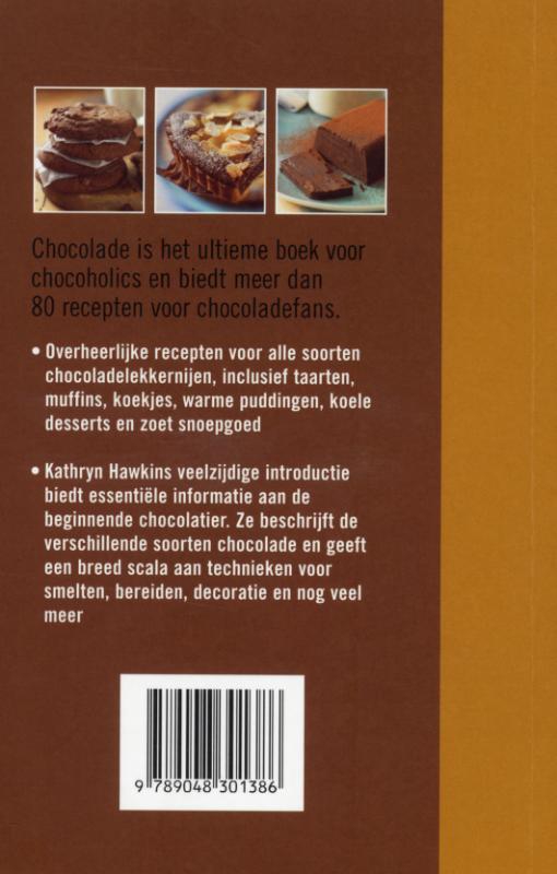 Achterkant van 80 chocoladerecepten