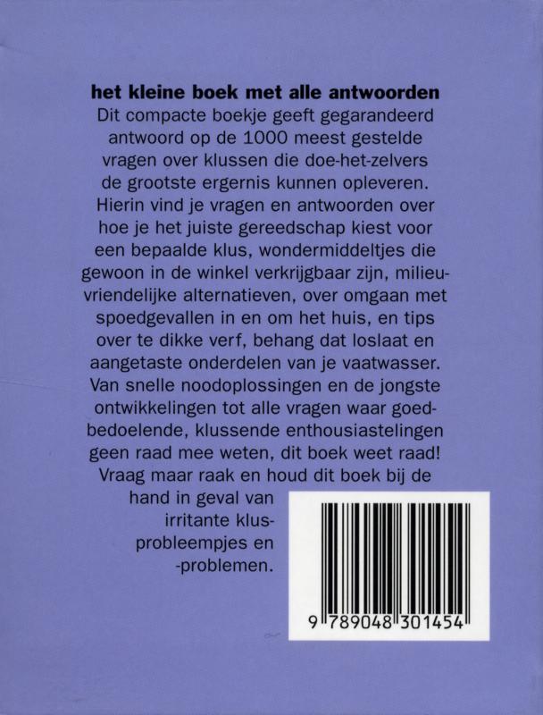 Achterkant van Het 1000 vragenboekje over doe-het-zelven