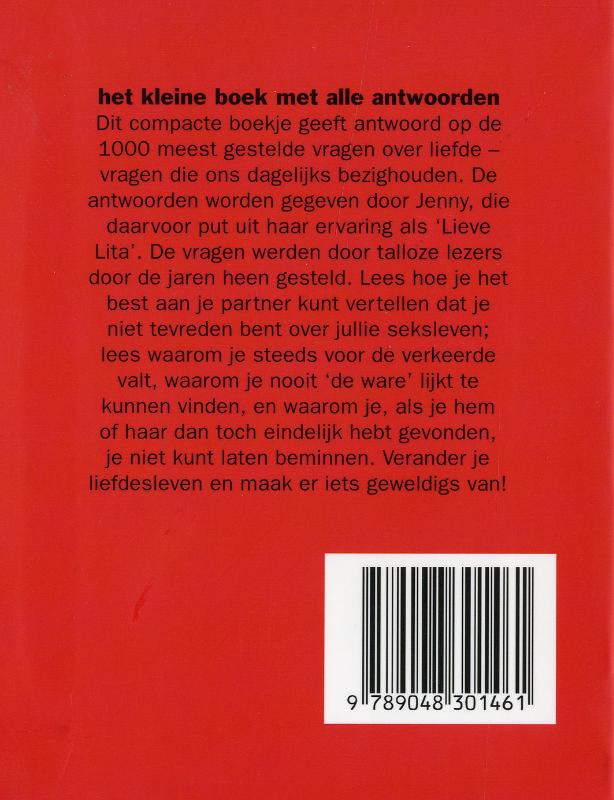 Achterkant van Het 1000 vragenboekje over liefde