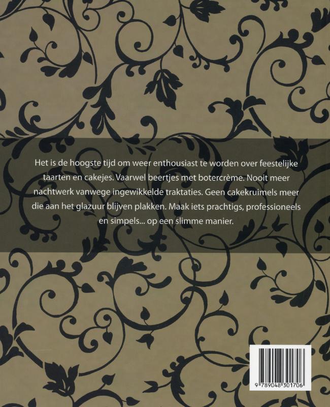 Achterkant van Taart & cake decoraties