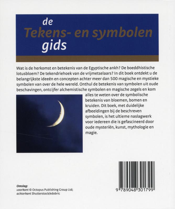 Achterkant van De tekens- en symbolengids