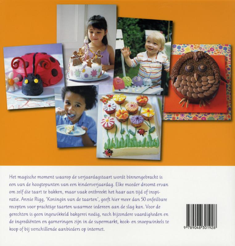 Achterkant van Taarten voor Kids