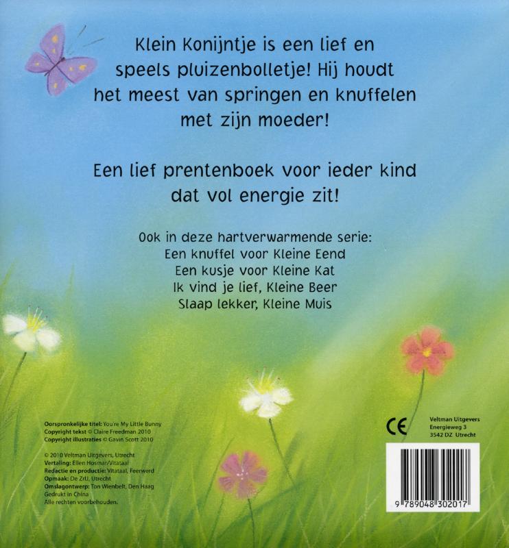 Achterkant van Lief Klein Konijntje