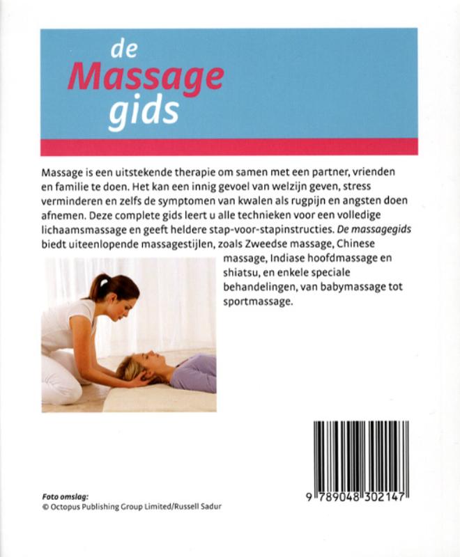 Achterkant van De massagegids