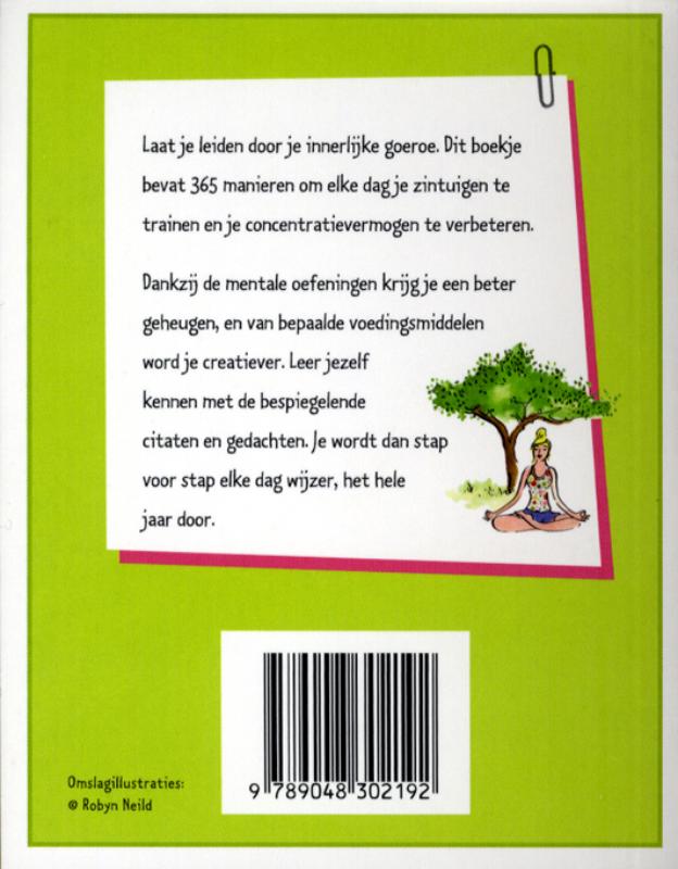 Achterkant van Elke dag: wijsheid