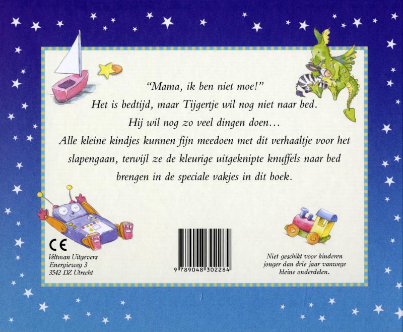 Achterkant van Welterusten Tijgertje!