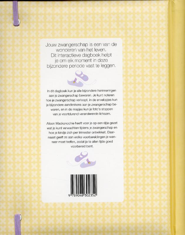 Achterkant van Mijn zwangerschapsdagboek