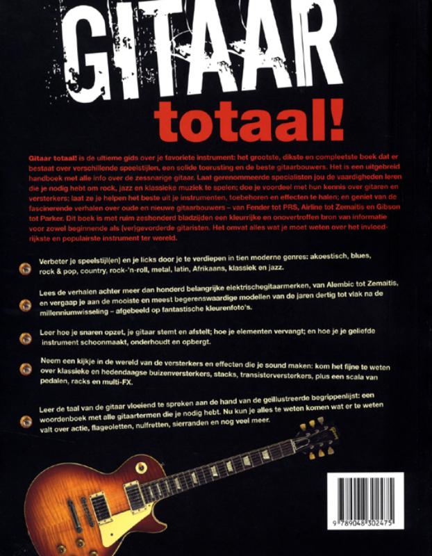 Achterkant van Gitaar totaal!