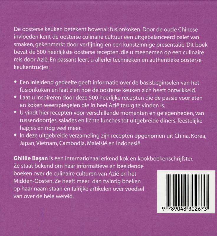 Achterkant van 500 oosterse gerechten