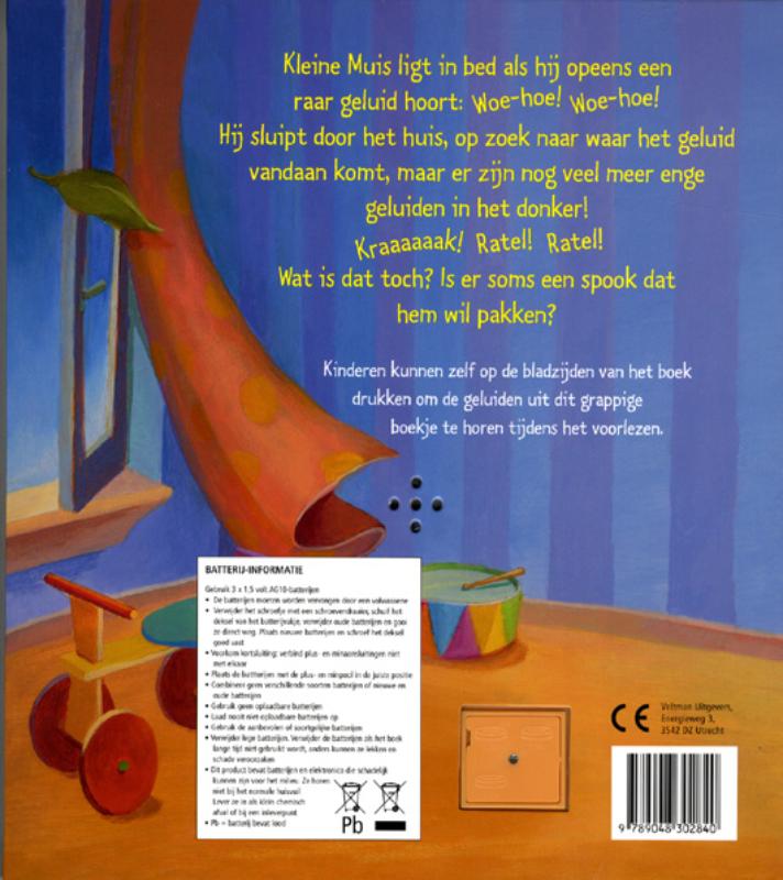 Achterkant van Wat hoor je daar, Kleine Muis?