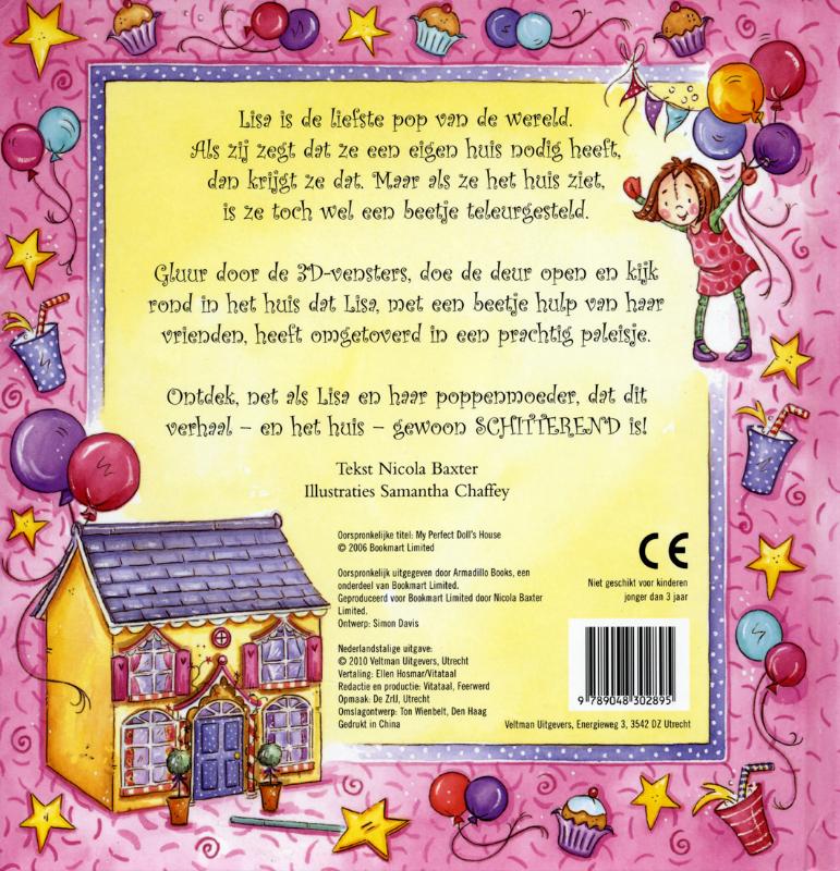 Achterkant van Mijn poppenhuis