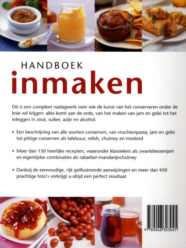 Achterkant van Handboek inmaken