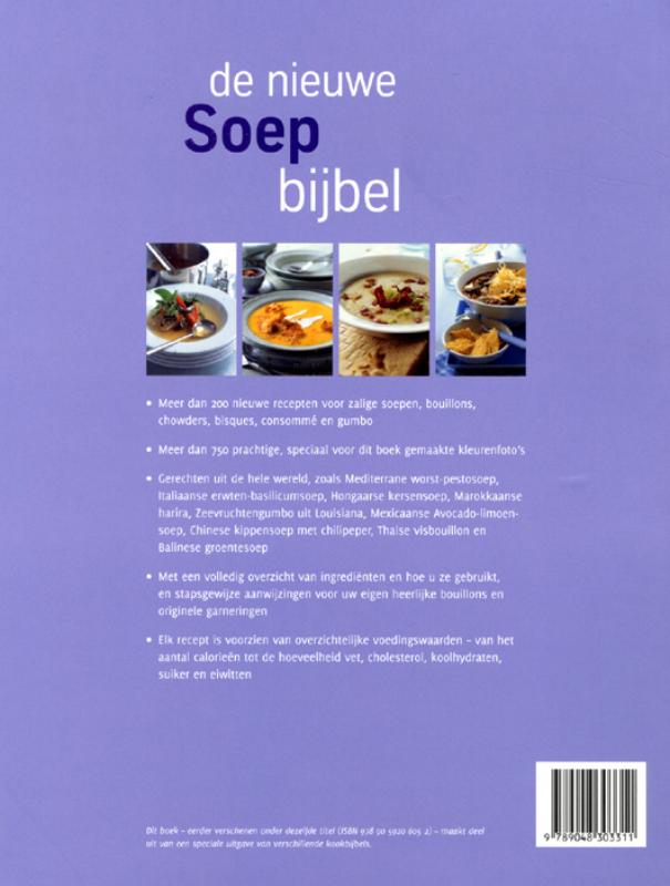 Achterkant van De nieuwe soepbijbel