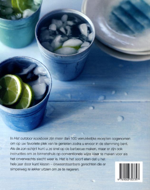Achterkant van Het outdoorkookboek