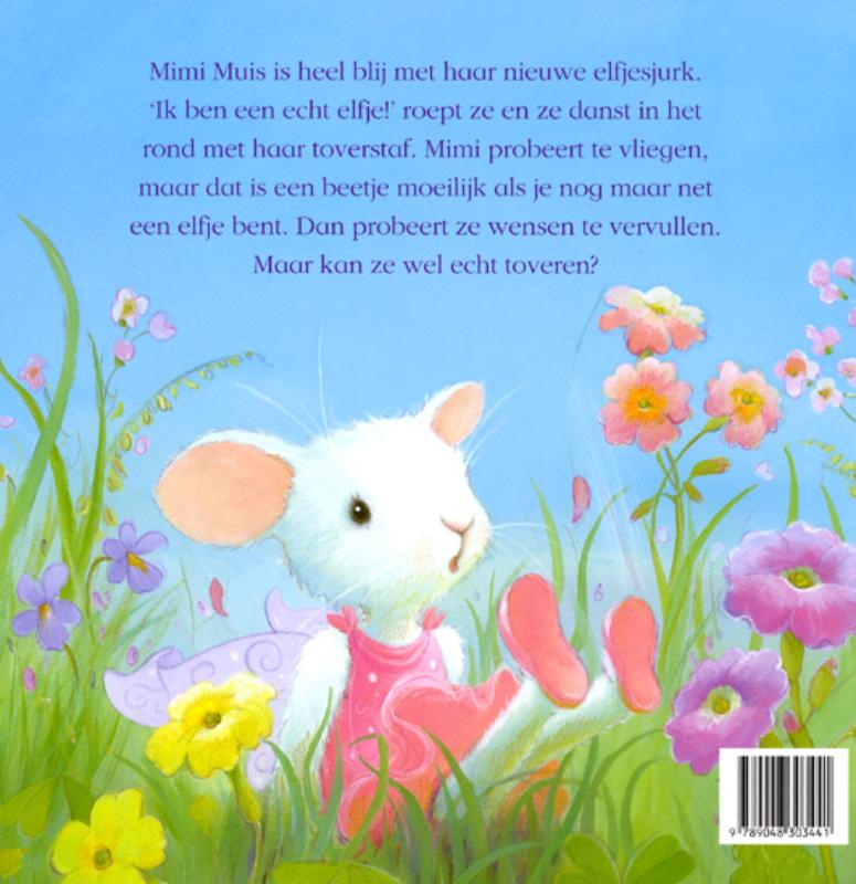 Achterkant van Mimi Muis kan toveren