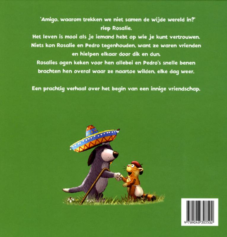 Achterkant van Amigo's