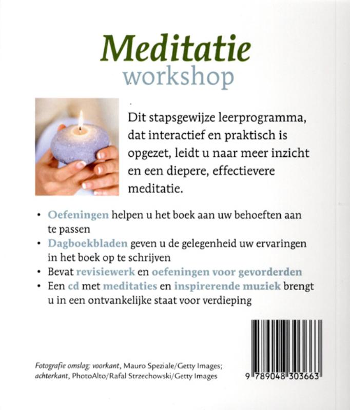 Achterkant van Meditatieworkshop