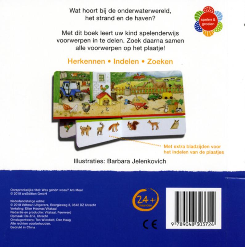 Achterkant van aan zee