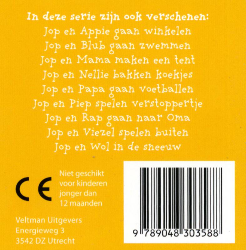 Achterkant van Jop en Slurf eten pannenkoeken (a 10 ex.)