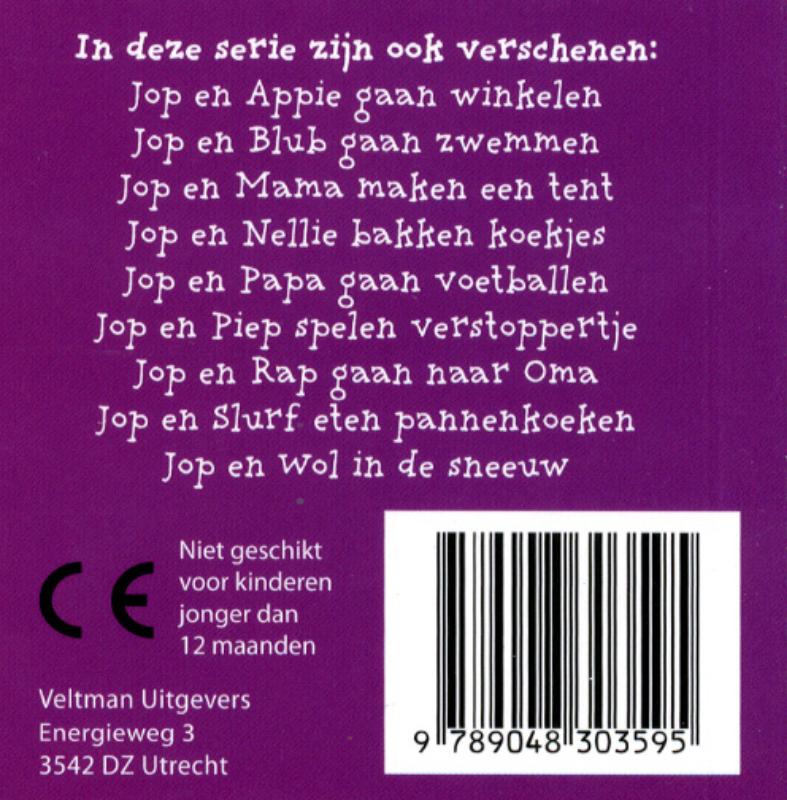Achterkant van Jop en Viezel spelen buiten (a 10 ex.)