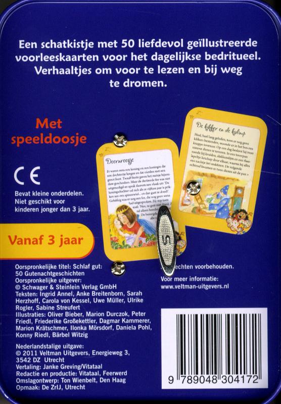 Achterkant van 50 verhaaltjes voor het slapengaan